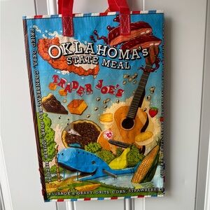 TJ’s Oklahoma's reusable grocery Tote Bag